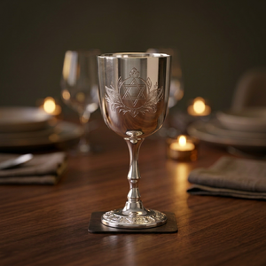 Silver Plated Brass <b>Goblet</b> - Product Image 4