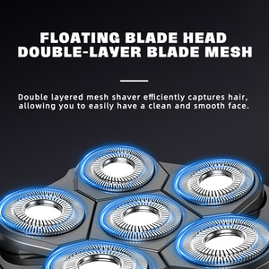 Máy cạo râu xoay AldoeChoice IPX6, đầu cạo nhanh từ tính, dành cho nam giớ<span class=keywords><strong>i</strong></span> hó<span class=keywords><strong>i</strong></span> đầu, pin sạc 2000mAh - Product Image 3