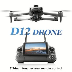 Dron D12 RC 4K con Gimbal Profesional de 3 Ejes, Transmisión Digital, Evitación de Obstáculos Láser, 28 Minutos de Vuelo, Juguetes de Dron - Product Image 2