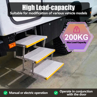 Marchepied électrique pliable pour camping-car, marchepied latéral en alliage d'aluminium pour fourgonnette, camping-car, remorque, caravane, capacité de charge 200 kg