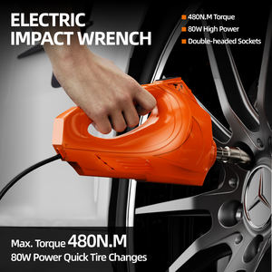 طقم رافعة سيارات كهربائية هيدروليكية جديدة لعام 2026 بقوة 5 طن و12 فولت مع مضخة نفخ إطارات ومفتاح ربط صدمي، مجموعة أدوات إصلاح طارئة للسيارات - Product Image 4