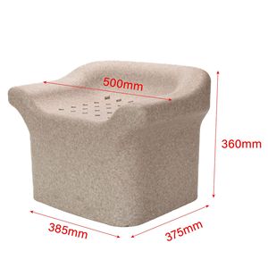 <b>Bathroom</b> Shower <b>Stool</b> 500x375x360mm Non Slip Seat With Backrest <b>For</b> Seniors And Kids - Product Image 1