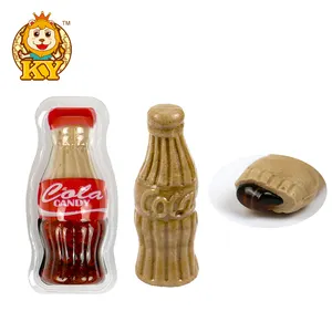 China Großhandel 3d Mini Cola Flasche Gummibärchen mit Füllung Marmelade
