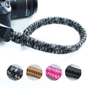 2025 New Handmade 100% Custom logo Paracord Cross Body High Quality Camera Lanyard Nylon Camera Strap