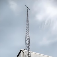 Tour de protection contre la foudre en acier inoxydable Kehua, 15m-80m, pour lignes électriques haute tension