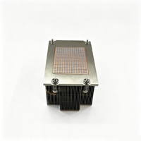 Refroidisseur de processeur de serveur 280W avec 4 caloducs en cuivre, dissipateur thermique AMD SP3 2U P21, base en cuivre, ailettes en aluminium 0,4 mm, fabrication OEM ODM sur mesure, MOQ 1 pièce