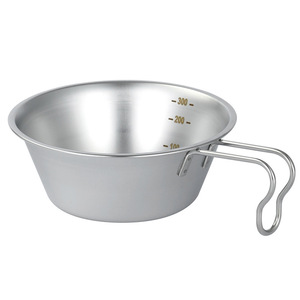 Tazón Plegable de Acero Inoxidable con Asa para Colgar, Utensilio de Cocina para Acampar al Aire Libre, 0.5 kg, Ecológico - Product Image 2