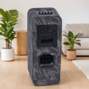 רמקול מסיבות AAWM כפול 8 אינץ' הספק RMS 130 וואט עם סוללת ליתיום גדולה 9000 מיליאמפר/שעה צליל סטריאו קרוסאובר אלקטרוני - Product Image 5