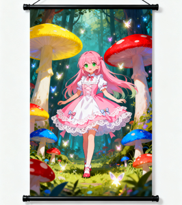 Affiche <span class=keywords><strong>d</strong></span>'art de mur imprimée par UV avec les axes en plastique pour l'affichage mural de salon - Product Image 1