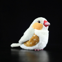 Peluche de Zebra Finch Personalizado, Juguete de Peluche, Adorable Muñeco de Pájaro para Parques de Atracciones, Souvenir, Fabricación Personalizada OEM ODM