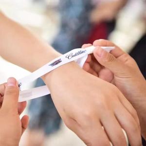 קידום אירוע פסטיבל מסיבת ארוג סרט סאטן צמידי בברכה פופולרי בד <span class=keywords><strong>Wristbands</strong></span> - Product Image 6