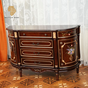 Muebles Antiguos Chinos para Sala de Estar, Gabinete Antiguo Tallado en Madera Maciza, Consola, Aparador de Esquina, Madera Maciza para Comedor - Product Image 6