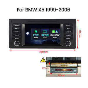 7Inch Auto Multimedia Speler Voor Bmw 5 Series E39 E53 Wifi Carplay Gps Navigatie Radio Met Touchscreen - Product Image 6
