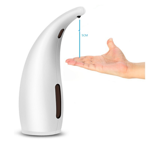 Distributore <span class=keywords><strong>automatico</strong></span> di sapone liquido bianco cromato elettrico con ricarica touch design OEM con sensore - Product Image 2