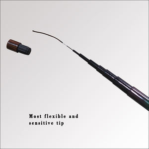 Canne à pêche télescopique <span class=keywords><strong>Tenkara</strong></span> 4,5 m en verre à action rapide avec poignée composite souple pour la pêche en ruisseau, lac et rivière - Product Image 2