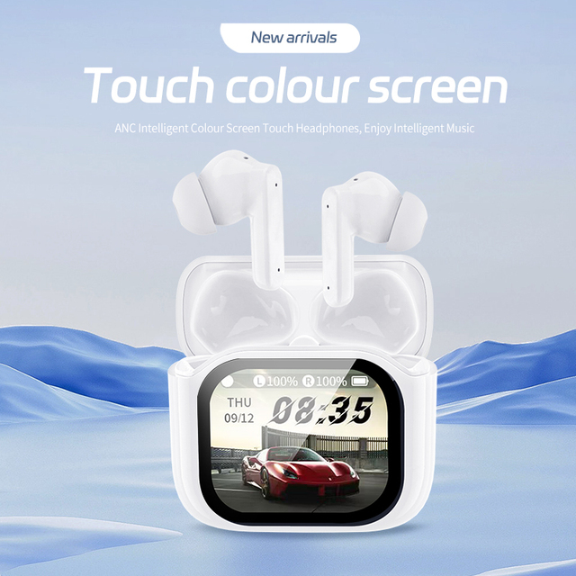 100% Original Earbuds Patent Model ANC Wireless Earphones Active Noise Cancellation Earphones Smart Translate Sport TWS Earbuds