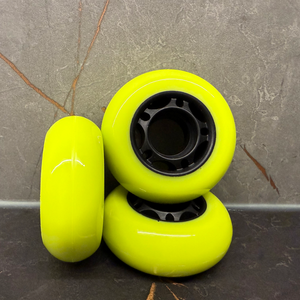 Roues de patins à roues alignées OEM 74mm PU Roues à roulettes super durables à grande vitesse pour <span class=keywords><strong>lit</strong></span> de réformateur de Pilates à rebond élevé - Product Image 1