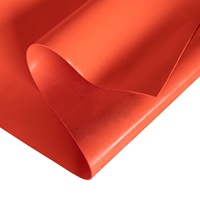 Feuille de caoutchouc naturel en latex rouge personnalisée, feuille de caoutchouc en latex de 0,5 à 30 mm