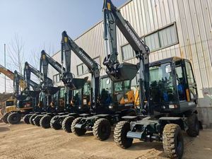 Excavatrice d'occasion Hyundai HW60 à bas prix mini-pelle de 5 tonnes 6 tonnes Hyundai Digger de haute qualité en Chine - Product Image 4