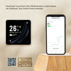 बेका BHT-2005 <span class=keywords><strong>4</strong></span> इंच स्मार्ट लाइफ टैफ्ट स्क्रीन थर्मोस्टेट 24 वी दीवार माउंट हीटिंग तापमान नियंत्रक 220v ऊर्जा बचत - Product Image 2