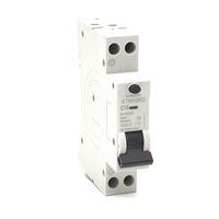 Etechin 1P + N Disjoncteur miniature RCBO 10kA avec protection contre les surintensités 30mA Tensions nominales 240V 230V