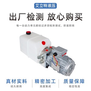 Unidad de Potencia Hidráulica Elliott 1.1Kw 220V 380V de Montaje Horizontal para Rampa de Carga y Elevación de Canastas de Baloncesto - Product Image 5