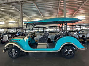 Voiture électrique vintage de tourisme à toit ouvert, navette touristique, vente directe usine pour utilisation dans les lieux de mariage, les centres de villégiature et les sites touristiques - Product Image 3