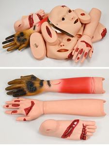 หุ่นจำลองการบาดเจ็บ ZHIZAO 43 ชิ้นส่วน รุ่นขั้นสูง ทำจาก PVC/พลาสติก สำหรับการฝึกอบรมทางการแพทย์เพื่อการประเมินการบาดเจ็บทางพยาบาล - Product Image 6