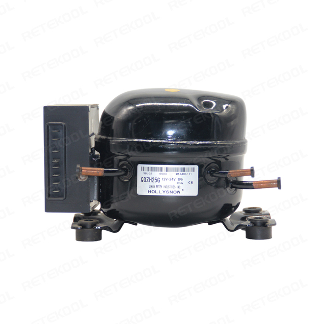 DC 12V/24V Mini Freezer Fridge Refrigerator Hermetic Compressor Household Car Use Electric Gas Source New R134a R600a Compressor