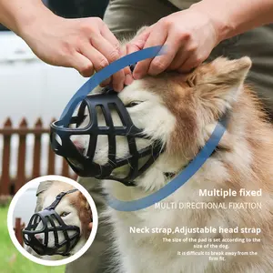 कारखाने प्रत्यक्ष आपूर्ति बड़ी गोल्डन रिट्रीवर कुत्ते मुजल छाल नियंत्रण पालतू जानवरों की आपूर्ति थोक काटने और पीने के पानी को रोकता है - Product Image 1