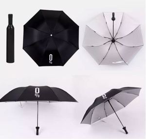 Parapluies pliants 3 sections LOTUS modernes, personnalisables, pour cadeaux d'affaires, voyages, par temps pluvieux ou ensoleillé, avec impression de logo - Product Image 2
