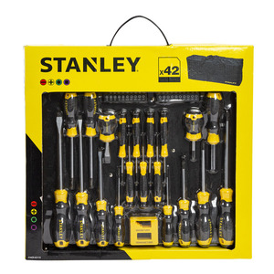 Juego de Destornilladores Stanley de 42 Piezas, Kit de Herramientas Magnéticas, Herramientas Manuales, Construcción de Acero - Product Image 1