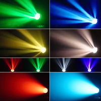 AOPU RGBW 7x40w Mini Luces Móviles de Ojo de Abeja, Luces LED Móviles de Discoteca con Zoom y Beam para DJ, Luces de Escenario para Conciertos, Ojo de Abeja 7x40