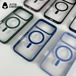 ATB custodia per telefono magnetico di lusso per Apple per iPhone 17 Air 16 11 15 13 14 Plus 12 Pro Max cover morbida trasparente TPU PC - Product Image 4