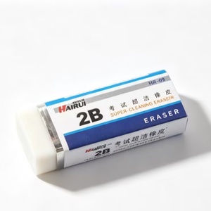 Fournitures de papeterie de haute qualité, gomme à effacer pour crayons 2B TPR pour enfants, gomme à effacer personnalisée pour le dessin, gomme blanche pour le bureau et l'école - Product Image 4