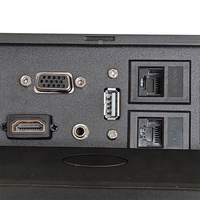 Jiaxin 110V 12A Tischsteckdose Konferenz-Elektro-Universalstecker Versteckte Netzwerkladestation Pop-up-Steckdose