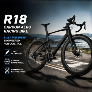 Bicicleta de Carretera de Carbono Shimano 105 R7170 Di2, 24 Velocidades, Cambio Electrónico, Bicicleta de Carreras, Cuadro de Carbono de Alto Módulo Toray T800 T1000 - Product Image 1