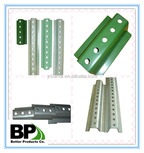 Postes multiusos de acero perforado, poste de señal de canal en U, verde, negro, amarillo, etc., en cualquier color - Product Image 4