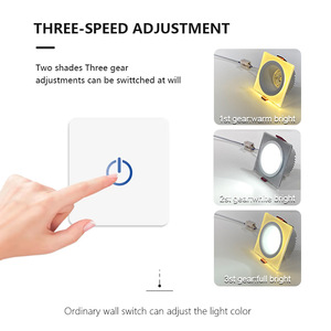 Led lõm 8 + 8W chống chói tri-màu Spotlight hẹp cạnh trần ánh sáng phòng khách phòng ngủ Trần Đèn Downlight - Product Image 3