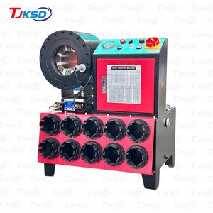 เครื่องจีบสายไฮดรอลิกอัตโนมัติ 220V/380V ได้รับการรับรองมาตรฐาน CE ISO พร้อมเครื่องยนต์และปั๊ม แรงกด 560 ตัน พร้อมแม่พิมพ์ 10 ชิ้น - Product Image 2