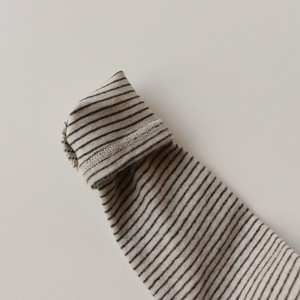 Ropa de dormir de invierno para niños y niñas, <span class=keywords><strong>pijamas</strong></span> personalizados de manga larga a rayas, 100% de algodón - Product Image 5