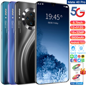 Hicyber New Mate 40 Pro 6.7 <span class=keywords><strong>Inch</strong></span> Đầy Đủ Màn Hình Phiên Bản Điện Thoại Di Động Chơi Game Điện Thoại <span class=keywords><strong>Android</strong></span> Điện Thoại - Product Image 5