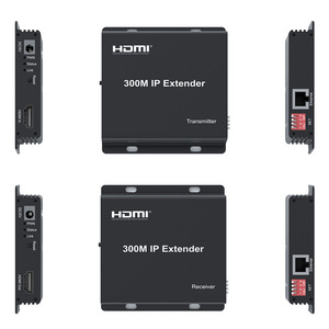 300m <span class=keywords><strong>HDMI</strong></span> <span class=keywords><strong>USB</strong></span> Ethernet Extender over IP RJ45 CAT6 cáp kim loại <span class=keywords><strong>HDMI</strong></span> Extender thông qua mạng chuyển đổi cho máy ảnh PS4 PC TV màn hình - Product Image 5