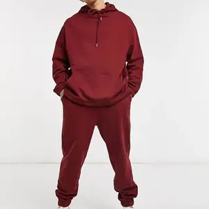 Customized hip hop popular oversized two-piece sportswear men's fashion blank jogging suit casual sportswear