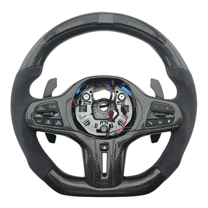 Volante Deportivo de Fibra de Carbono y Alcántara con LED para BMW G20 G30 G01 Serie 3 Serie 5, Precio al por Mayor - Product Image 1