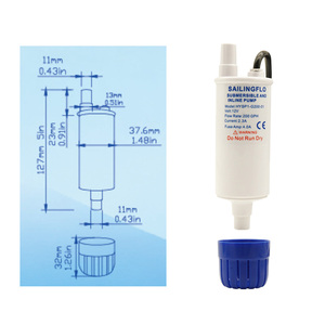 Pompa Sommergibile Singflo 12V DC 200GPH per Acqua Salata e Pompa Inline per Camper e Imbarcazioni - Product Image 3