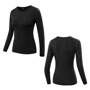 Clothing Manufacturers Long Sleeve Plain Design for Summer Compression Shirt Premium Quality Workout Compression Shirt - Product Image 1