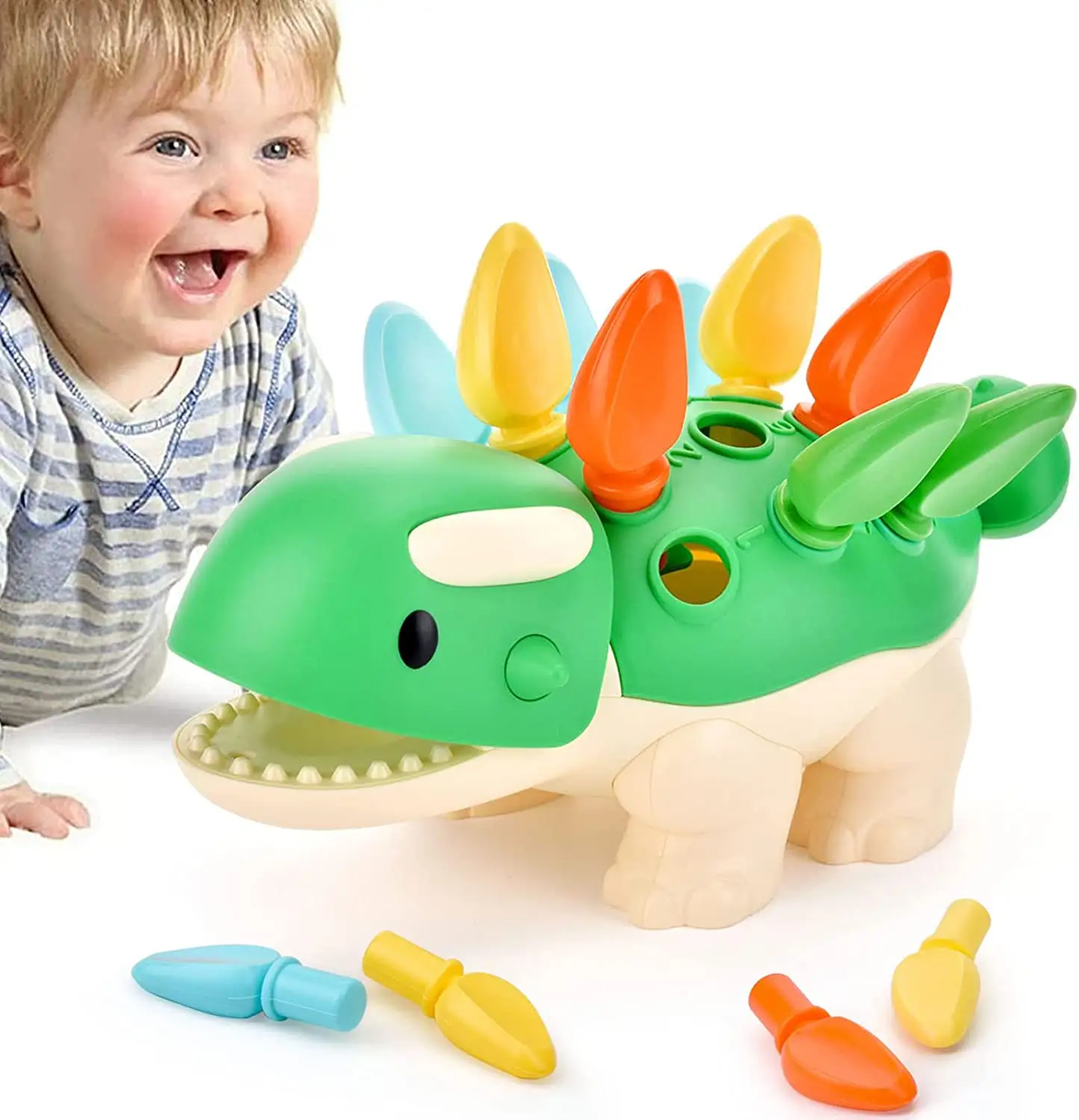 Montessori Learning Educational Baby Toys Dinosaur Fine Motor Skills Sensory Toys for Babies Toddlers 1 year old