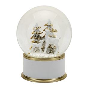 <strong>Wholesale</strong> Craft Hand-painted Artistic Custom LED Light Music Boxes Resin <strong>Snow</strong> <strong>Globe</strong> for Christmas Decoration - Product Image 6