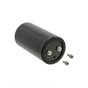 Condensateur à électrolyte au lithium (ALUM) 100000µF 20% 63V à visser, montage sur châssis 63LSW100000MNB77X141 – Distributeur agréé - Product Image 1